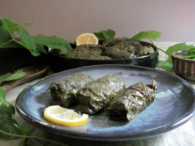 grape leaves